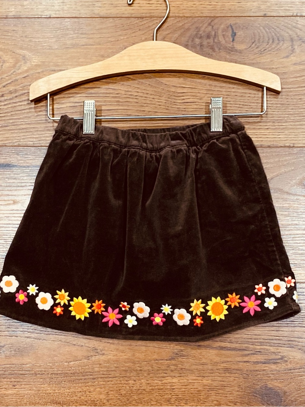 Gymboree Girls âHappy Harvestâ 3-piece Ivory & Brown Squirrel Skort Set Size 5T - Picture 9 of 16
